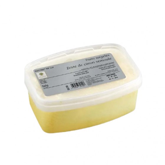 Külmutatud peenelt riivitud sidrunikoor RAVIFRUIT