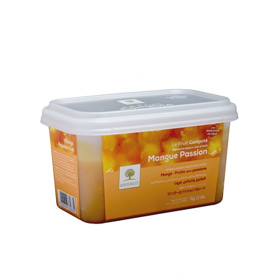 Külmutatud mango-passioni compotée RAVIFRUIT