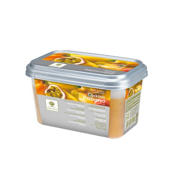 Külmutatud puuviljapüree "Pabana Coctail" lisatud suhkruga RAVIFRUIT