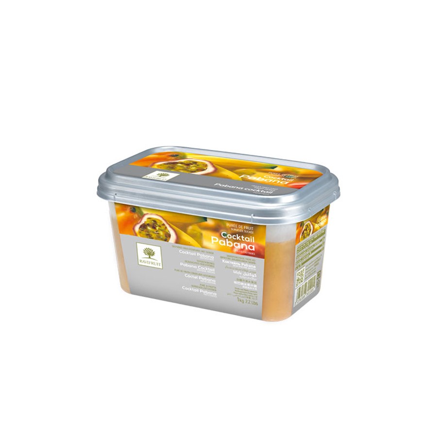 Külmutatud puuviljapüree "Pabana Coctail" lisatud suhkruga RAVIFRUIT