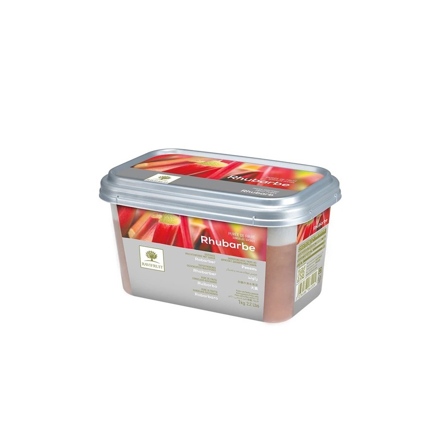 Külmutatud rabarberipüree lisatud suhkruga RAVIFRUIT