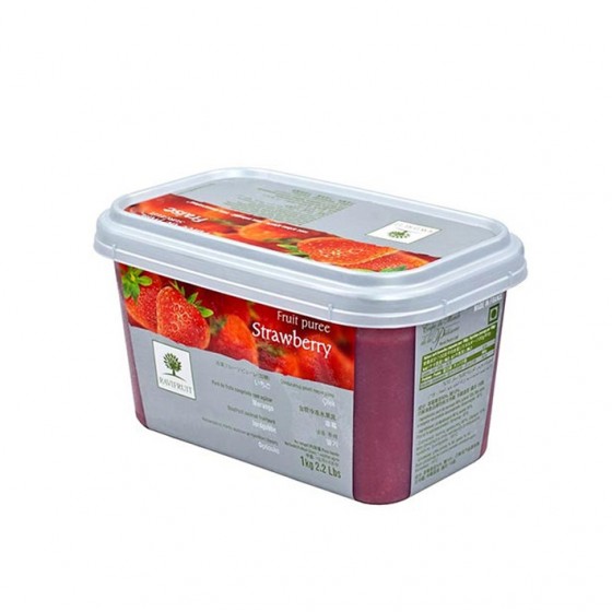 Külmutatud maasikapüree lisatud suhkruga RAVIFRUIT