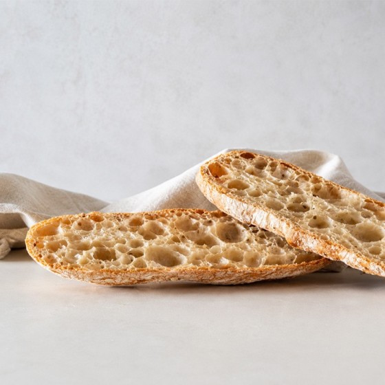 Full flavoured ciabatta Tutto Gusto