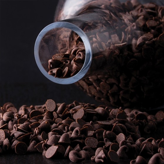 Šokolado lašai 44%