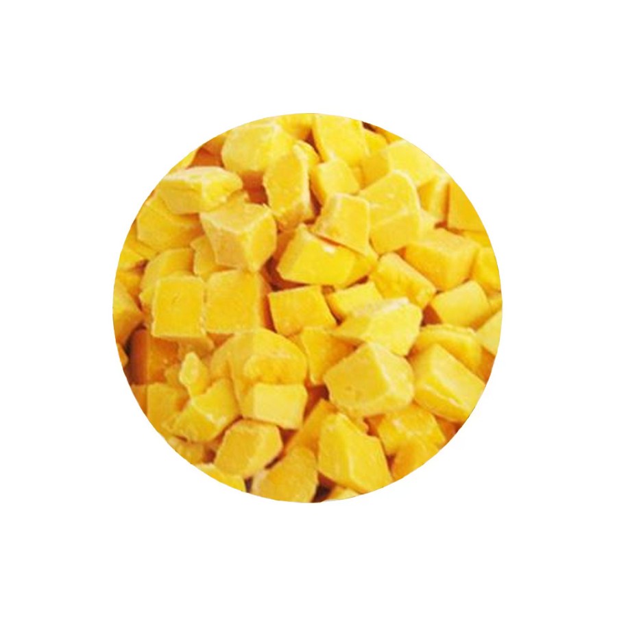 Šaldyti mangų gabaliukai 10x10 mm (Mango cube 10mm IQF)